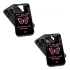 Trendy Glass Back Mobile Case for iPhone, Samsung, Redmi, OnePlus, Google Pixel, Motorola