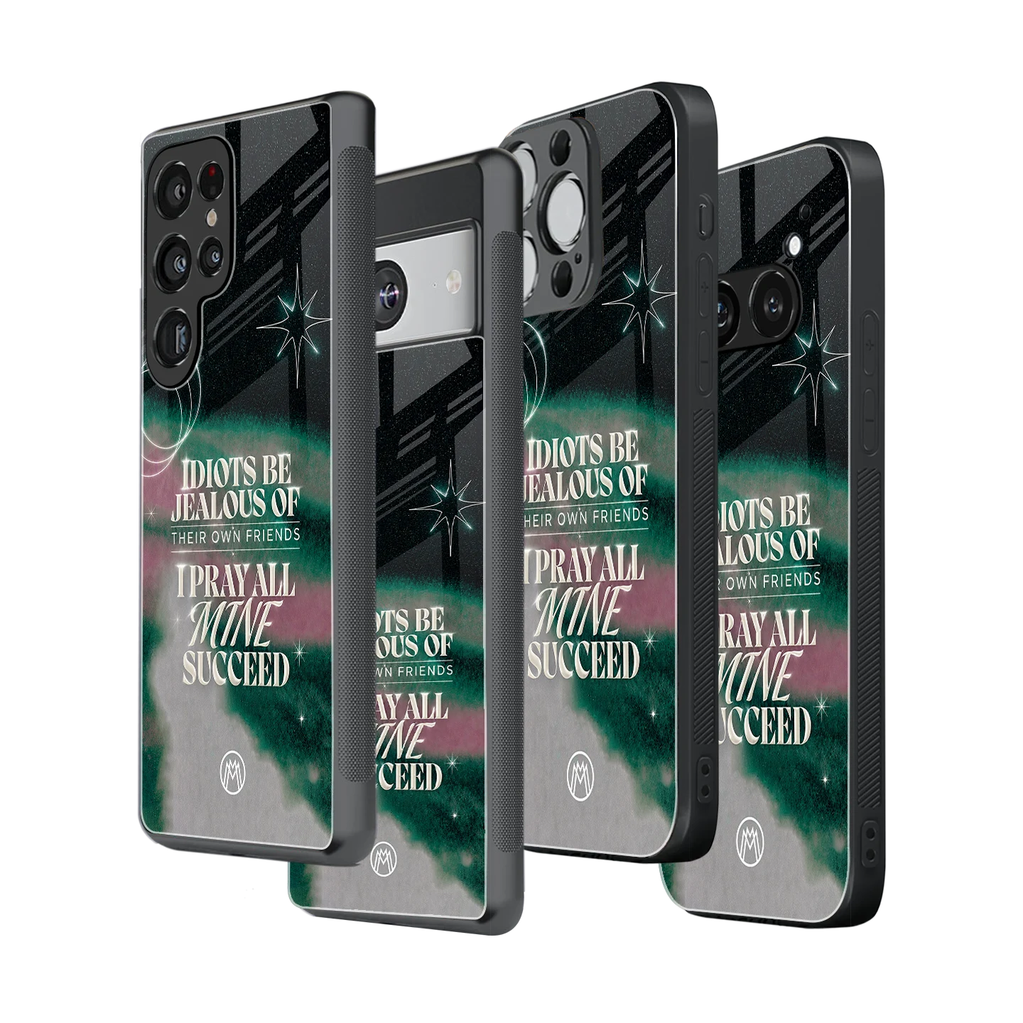 Stylish Glass Back Case for All Smartphones iPhone, Samsung, OnePlus, Pixel, Redmi, Oppo, Vivo, Motorola