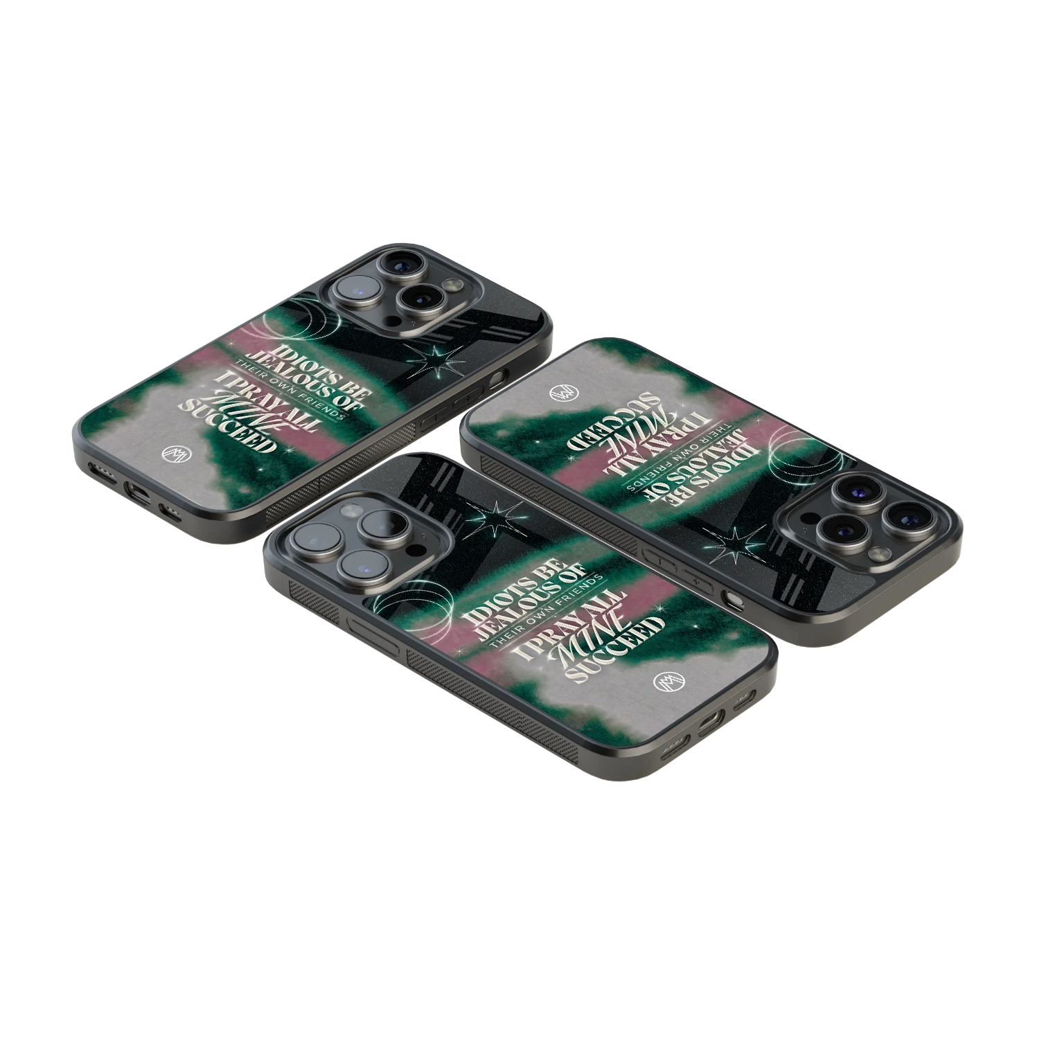 Luxury Glass Back Mobile Cover for iPhone, Samsung Galaxy, OnePlus, Pixel, Redmi & More