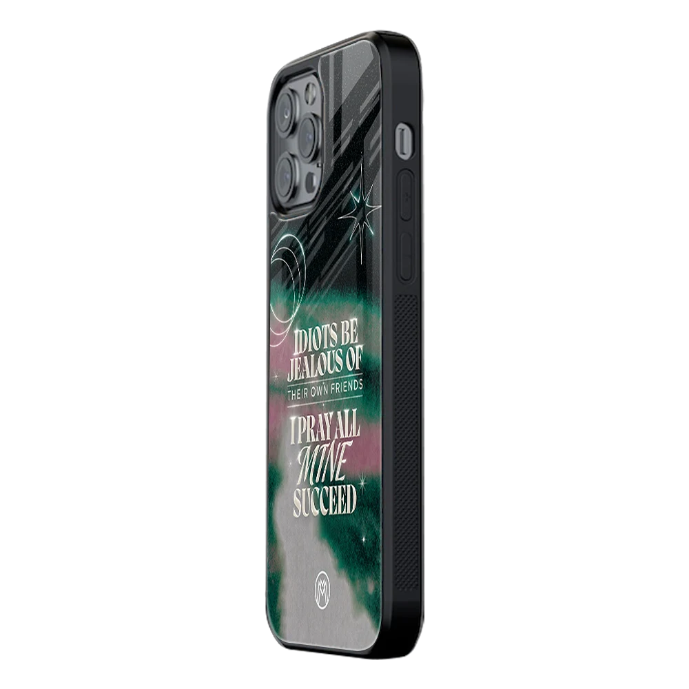 Slim Glass Back Phone Case for Multiple Brands iPhone, Samsung, Redmi, OnePlus, Oppo, Vivo