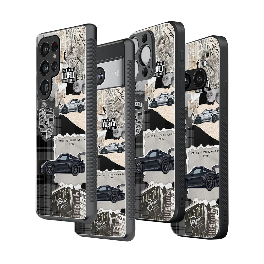 Stylish Glass Back Case for All Smartphones iPhone, Samsung, OnePlus, Pixel, Redmi, Oppo, Vivo, Motorola