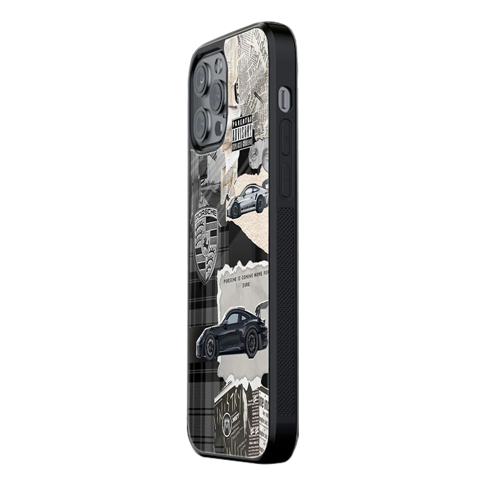 Slim Glass Back Phone Case for Multiple Brands iPhone, Samsung, Redmi, OnePlus, Oppo, Vivo