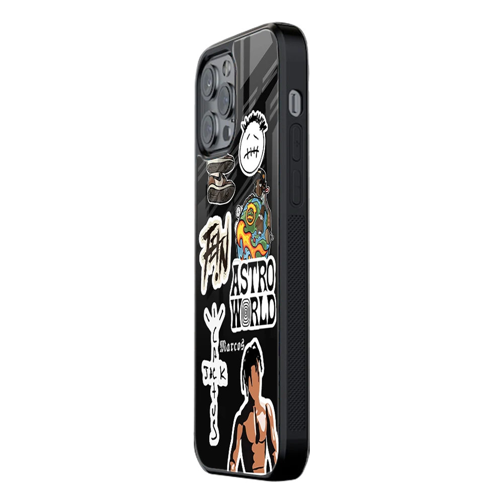 Slim Glass Back Phone Case for Multiple Brands iPhone, Samsung, Redmi, OnePlus, Oppo, Vivo
