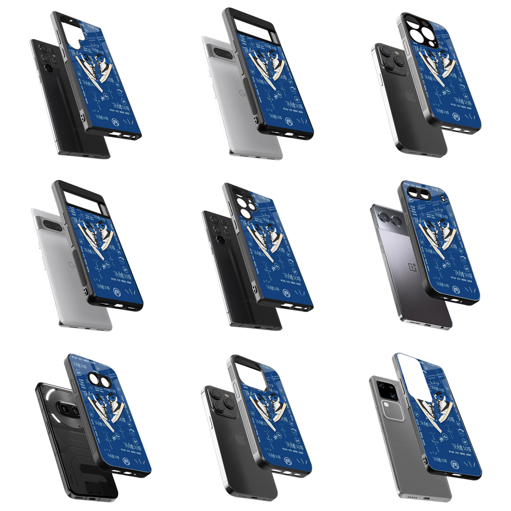 Durable Glass Back Mobile Case for iPhone, Samsung, OnePlus, Google Pixel, Redmi, Vivo, Oppo
