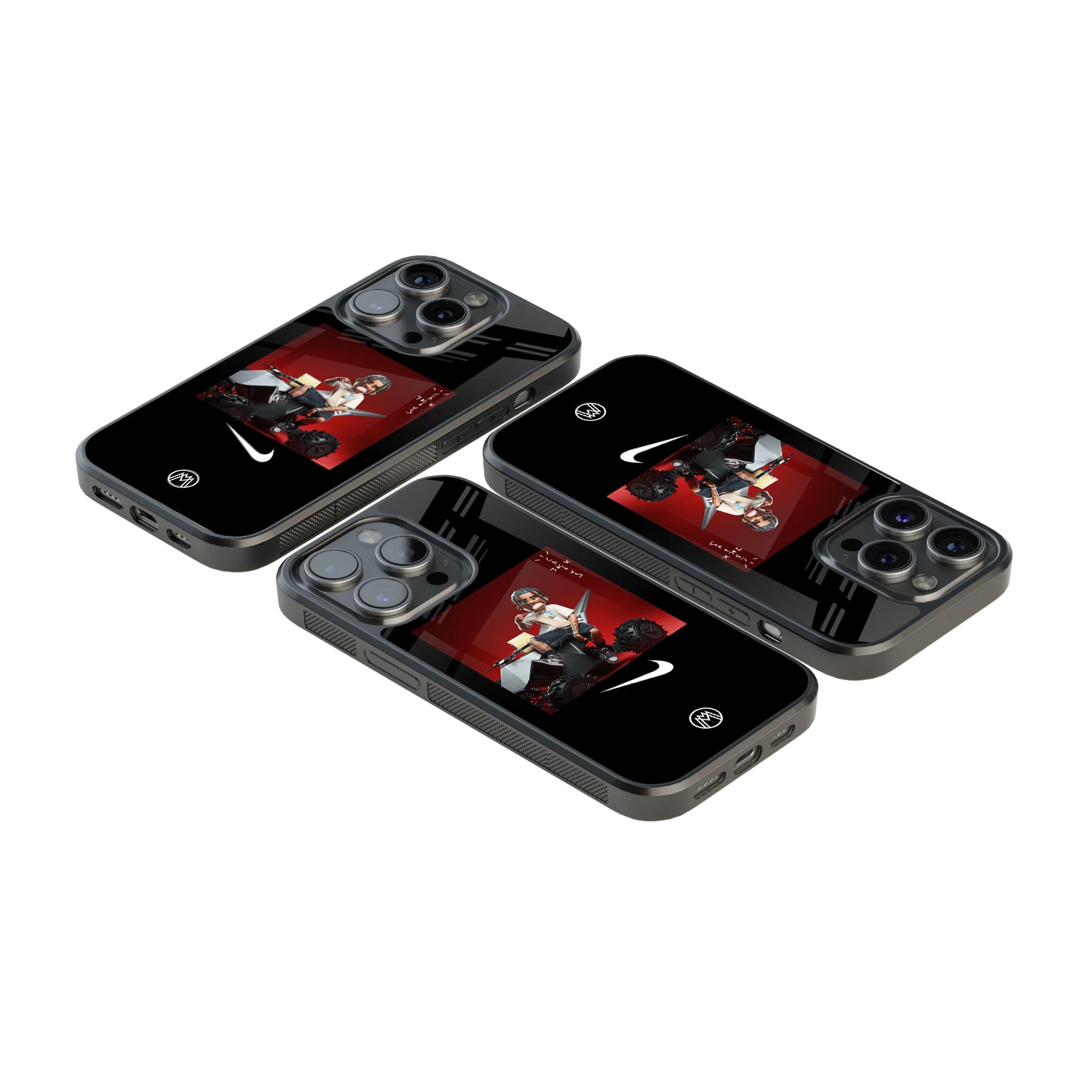 Luxury Glass Back Mobile Cover for iPhone, Samsung Galaxy, OnePlus, Pixel, Redmi & More