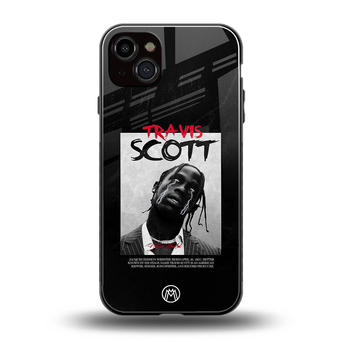 astro world back phone cover | glass case for iphone 15 plus