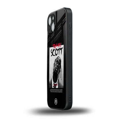 astro world back phone cover | glass case for iphone 14 plus