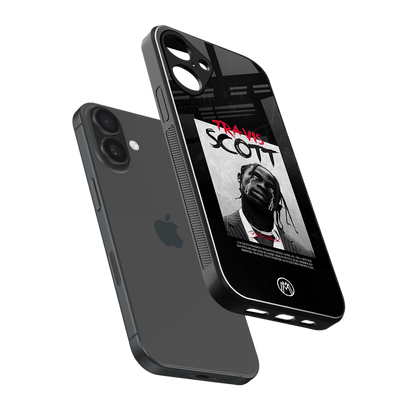 astro world back phone cover | glass case for iphone 16 plus