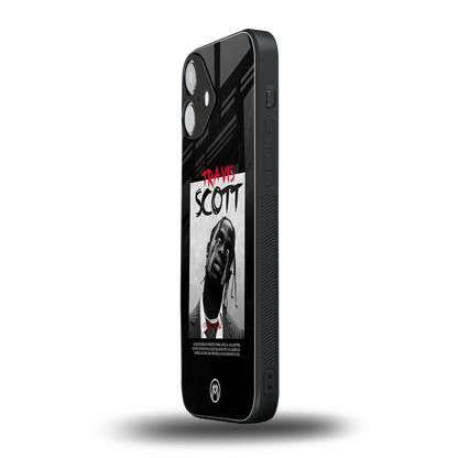 astro world back phone cover | glass case for iphone 16 plus