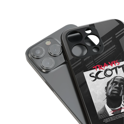 astro world back phone cover | glass case for iphone 16 pro max