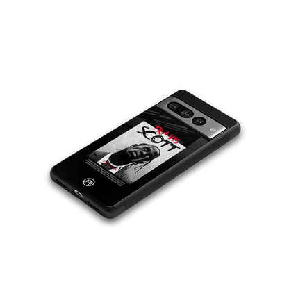 astro world back phone cover | glass case for google pixel 7 pro