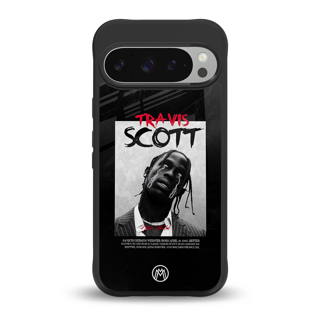 astro world back phone cover | glass case for google pixel 9 pro