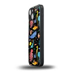 atomic ocean back phone cover | glass case for iphone 13 mini