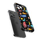 atomic ocean back phone cover | glass case for iphone 13 pro