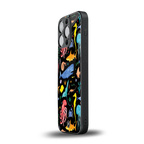 atomic ocean back phone cover | glass case for iphone 13 pro