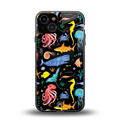 atomic ocean back phone cover | glass case for iphone 13