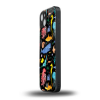 atomic ocean back phone cover | glass case for iphone 14 plus