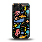 atomic ocean back phone cover | glass case for iphone 15