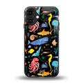 atomic ocean back phone cover | glass case for iphone 16 plus
