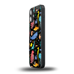 atomic ocean back phone cover | glass case for iphone 16 plus