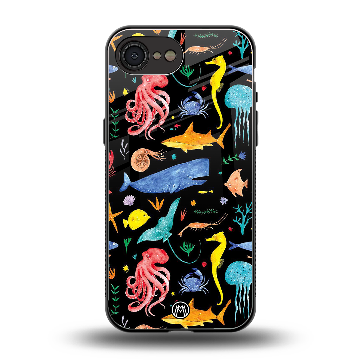 atomic ocean back phone cover | glass case for iphone 16e