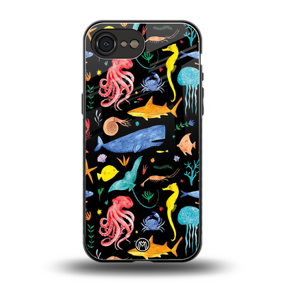 atomic ocean back phone cover | glass case for iphone 16e