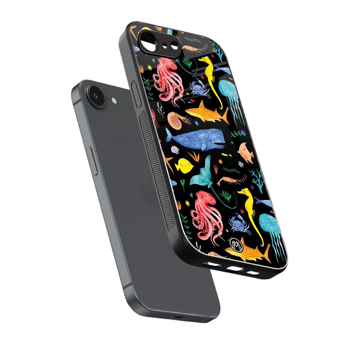 atomic ocean back phone cover | glass case for iphone 16e