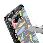 atomic ocean back phone cover | glass case for iphone 16e