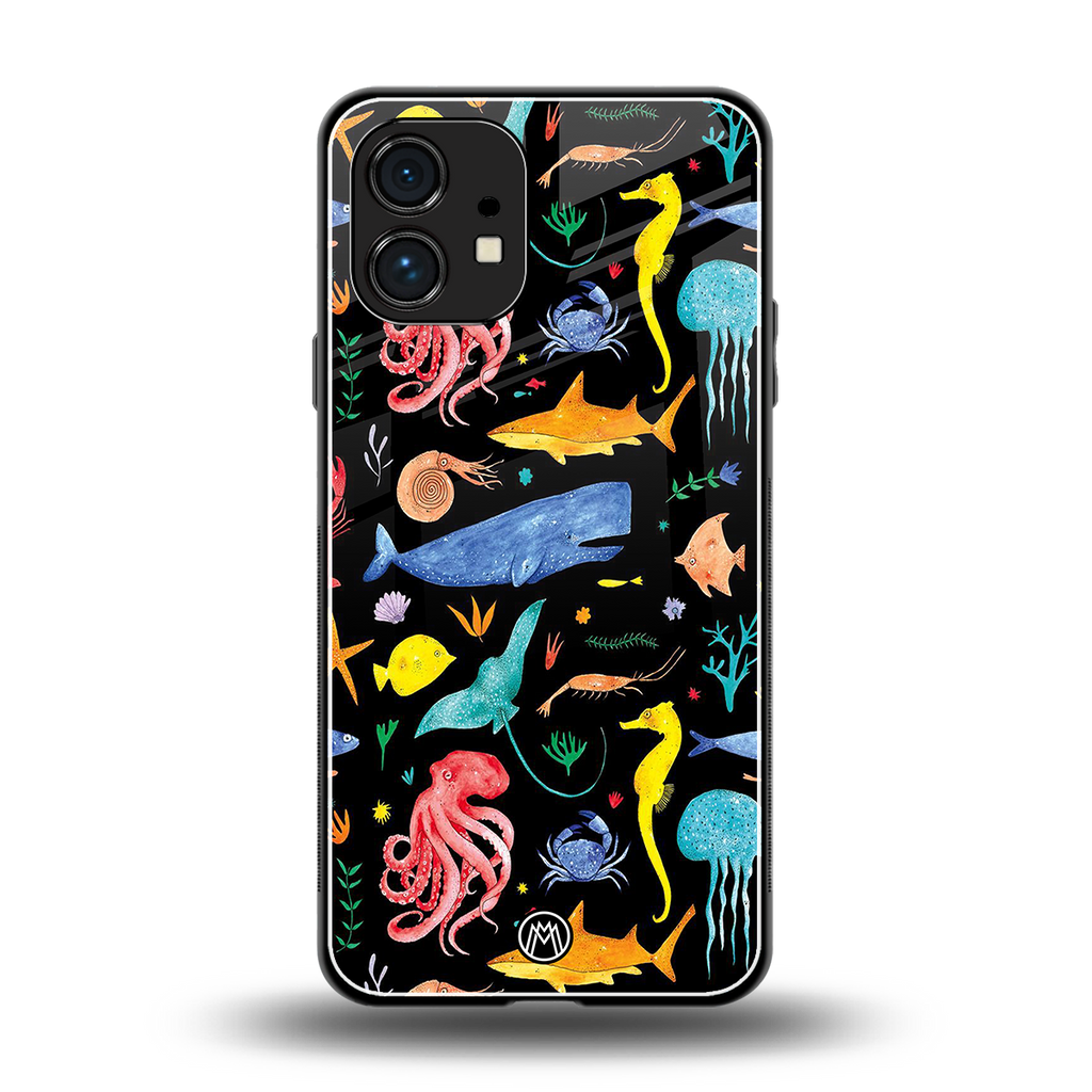 atomic ocean back phone cover | glass case for nothing phone 1