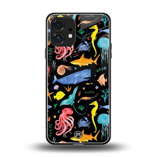 atomic ocean back phone cover | glass case for nothing phone 1