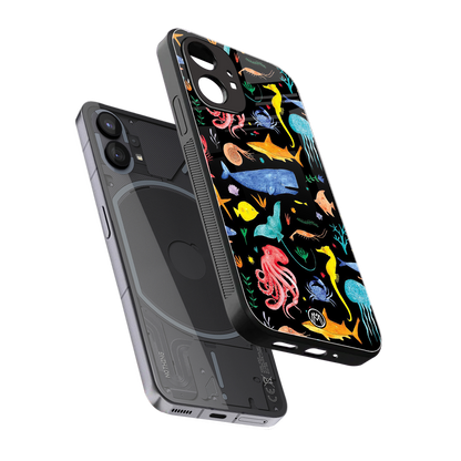 atomic ocean back phone cover | glass case for nothing phone 1