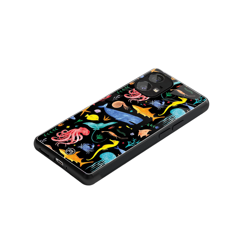 atomic ocean back phone cover | glass case for nothing phone 1