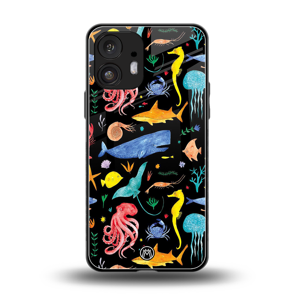 atomic ocean back phone cover | glass case for nothing phone 2