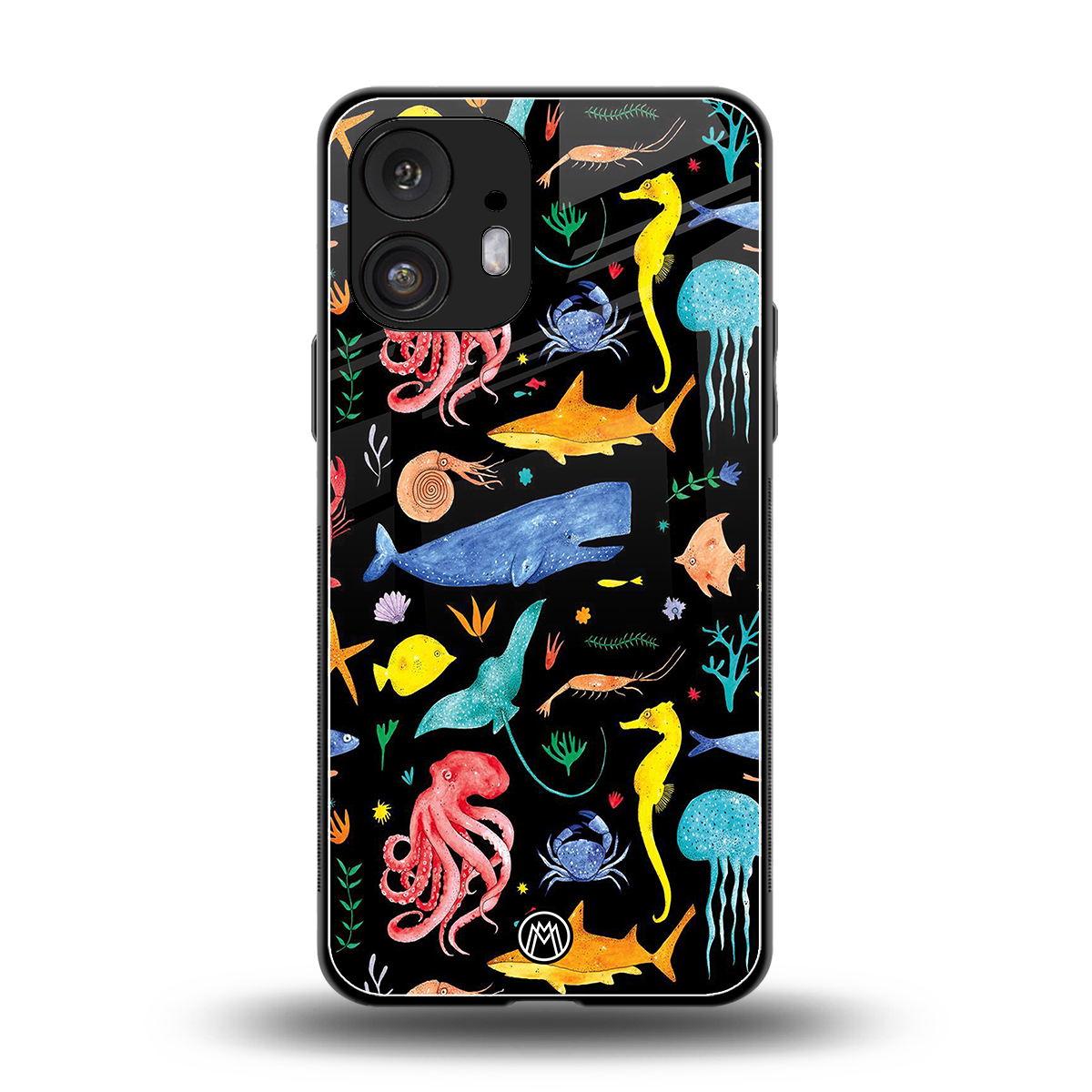 atomic ocean back phone cover | glass case for nothing phone 2