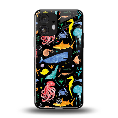 atomic ocean back phone cover | glass case for nothing phone 2