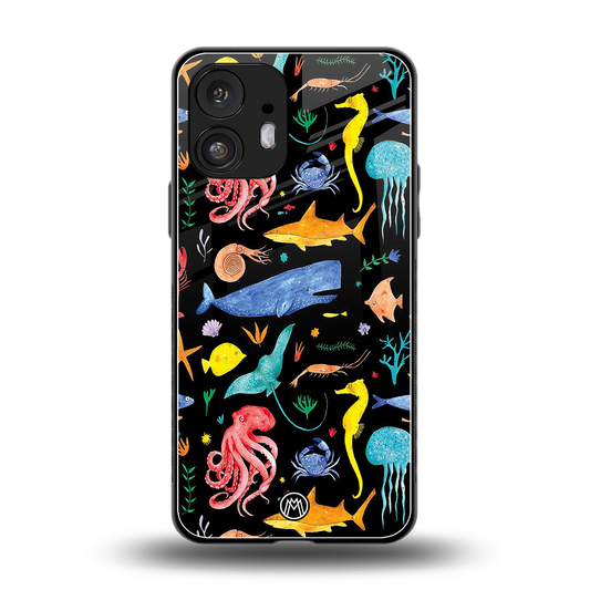 atomic ocean back phone cover | glass case for nothing phone 2