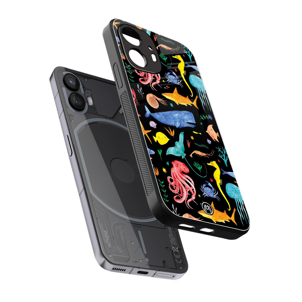 atomic ocean back phone cover | glass case for nothing phone 2