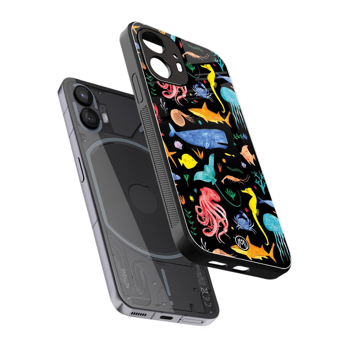 atomic ocean back phone cover | glass case for nothing phone 2