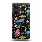 atomic ocean back phone cover | glass case for oneplus nord 3