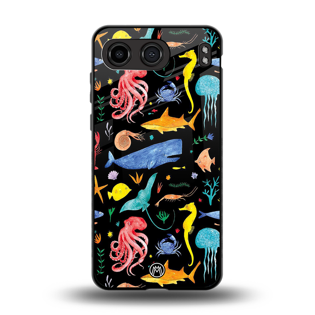 atomic ocean back phone cover | glass case for oneplus nord 4