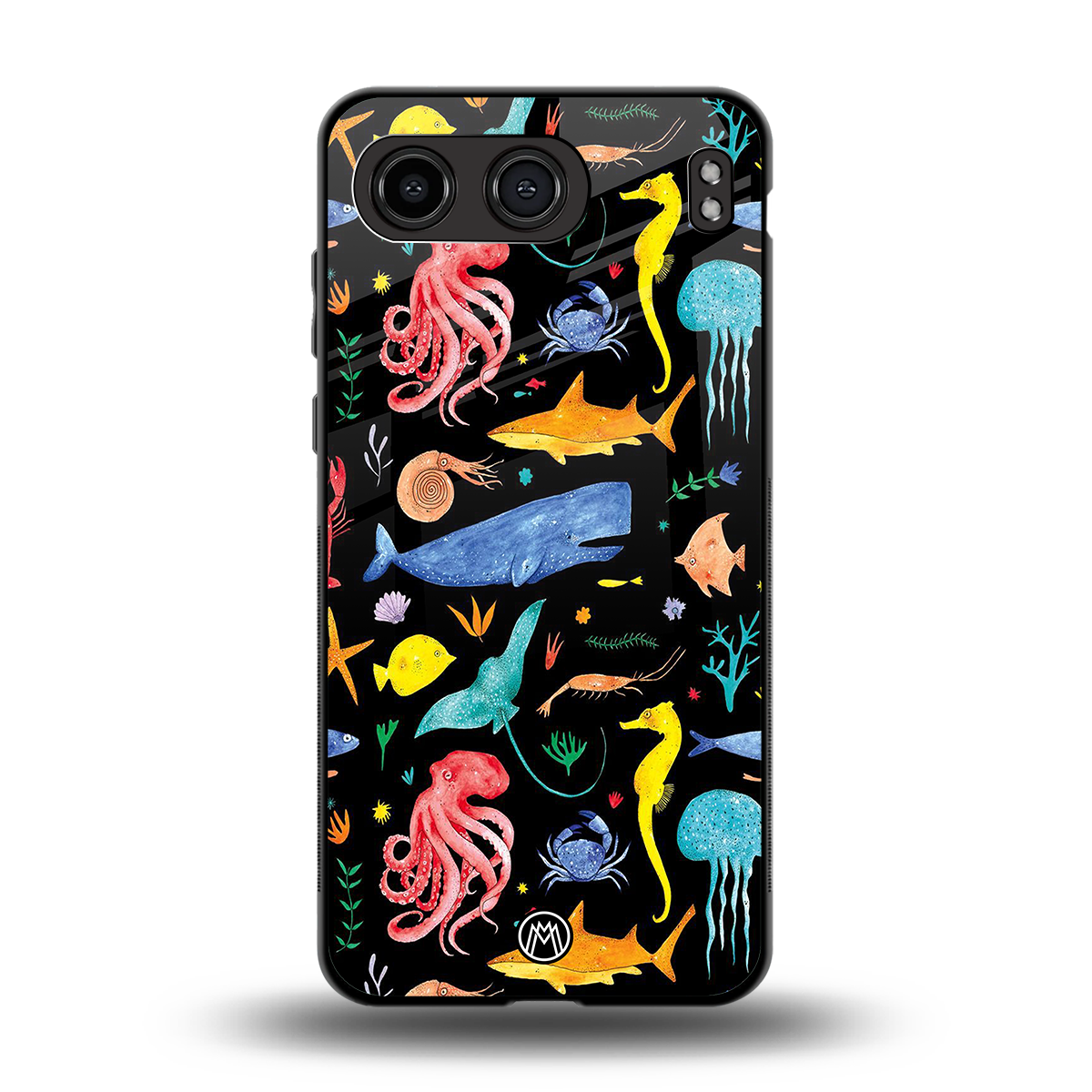 atomic ocean back phone cover | glass case for oneplus nord 4