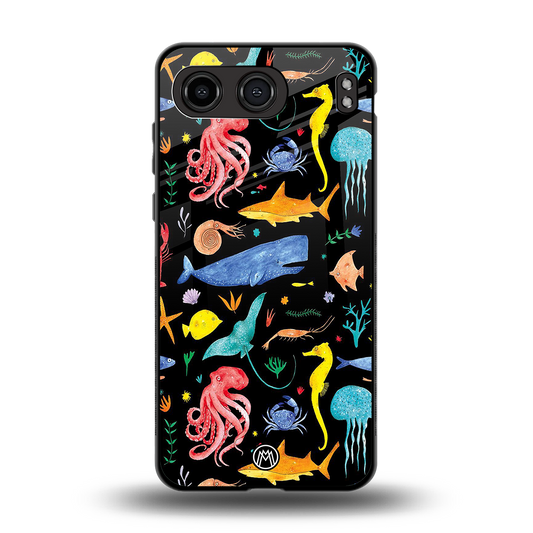 atomic ocean back phone cover | glass case for oneplus nord 4