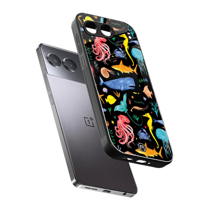 atomic ocean back phone cover | glass case for oneplus nord 4