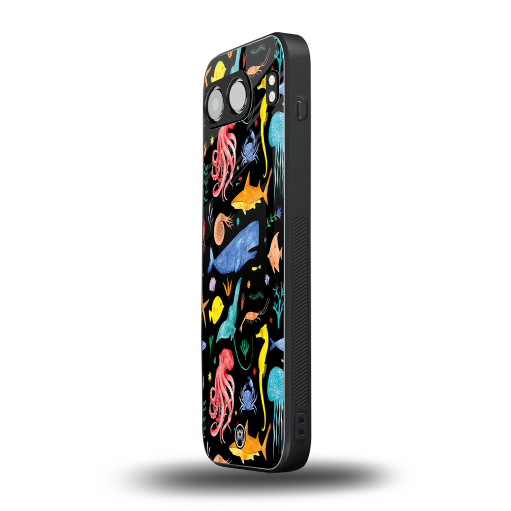 atomic ocean back phone cover | glass case for oneplus nord 4