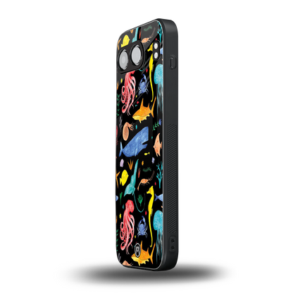 atomic ocean back phone cover | glass case for oneplus nord 4