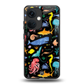 atomic ocean back phone cover | glass case for oneplus nord ce 3