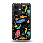 atomic ocean back phone cover | glass case for oneplus nord ce 3