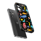 atomic ocean back phone cover | glass case for oneplus nord ce 3