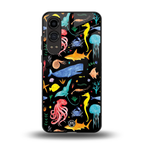 atomic ocean back phone cover | glass case for oneplus nord ce 4 lite