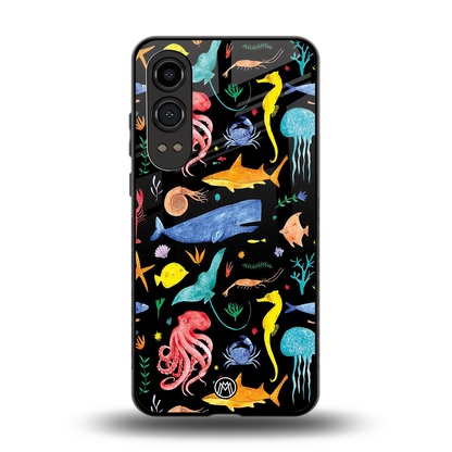 atomic ocean back phone cover | glass case for oneplus nord ce 4 lite